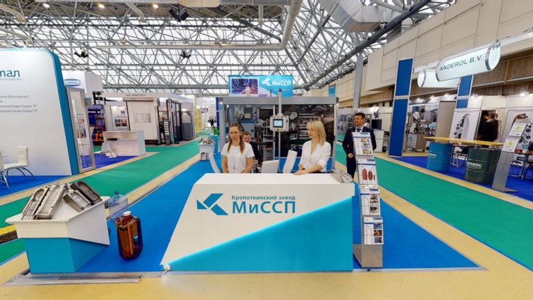 Триблок розлива на стенде МиССП Кропоткинский завод на выставке АГРОПРОДМАШ 2021