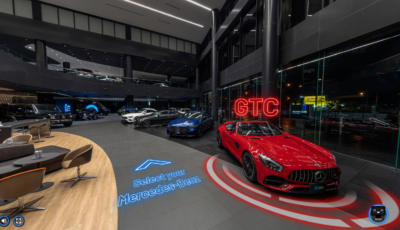Виртуальный тур по автосалону Mercedes-Benz в Тайланде 3D Model