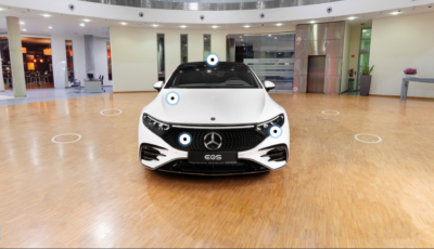 Интерактивный виртуальный тур для Mercedes EQ5