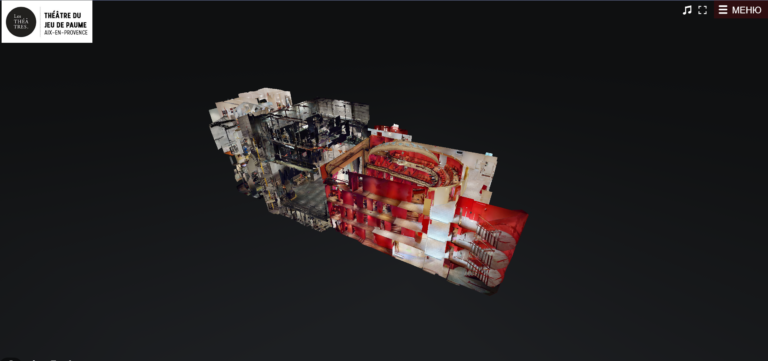 Виртуальный тур Matterport по театру дю Же-де-Пом