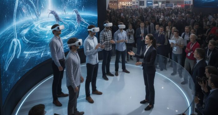 VR на выставке: как гарнитура помогает продавать сложный продукт VR на выставке: как гарнитура помогает продавать сложный продукт